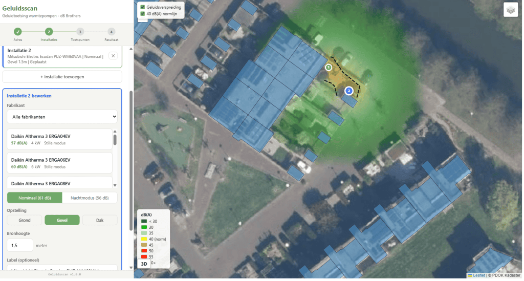 Geluidsscan dB Brothers, akoestisch onderzoek warmtepomp, akoestisch onderzoek airco, norm warmtepomp, norm airco geluid, decibel, check geluid warmtepomp, check geluid airco, geluidsscan geluidscheck